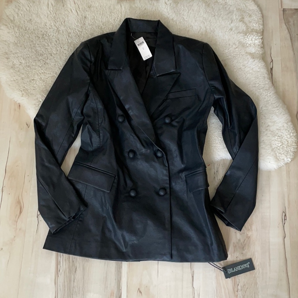 Blank NYC Leather Jacket NWT